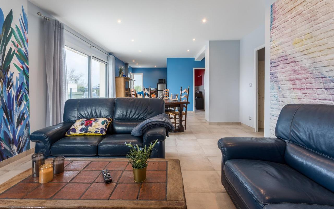La proue - appt avec terrasse à moins de 100m de la plage Saint-Côme-de-Fresné Exterior foto